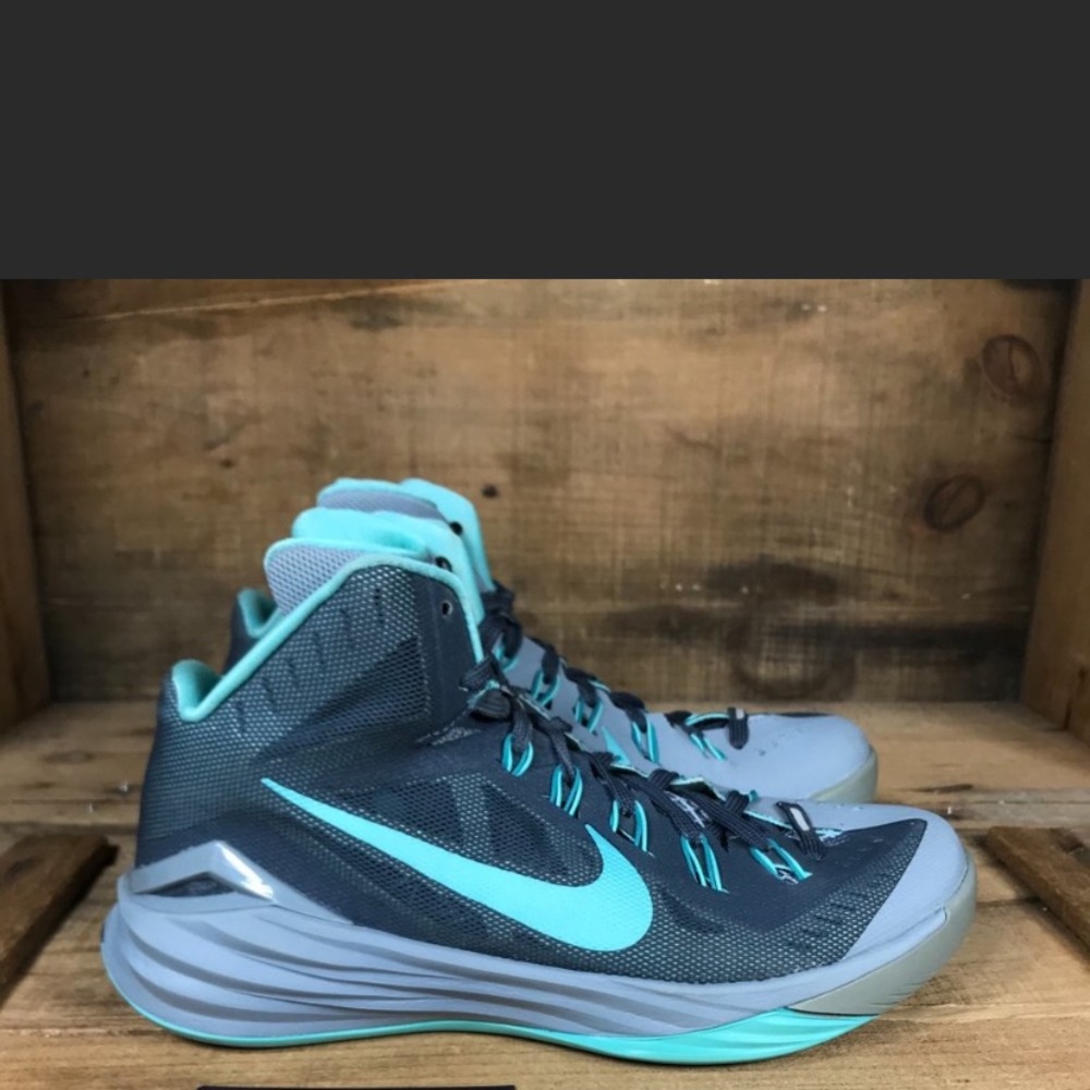 Nike Hyperdunk Grey Hyper Turquoise Basketball - image 5